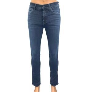 7 For All Mankind Paxtyn Men's Blue Dark Wash Mid Rise Skinny Denim Jeans Sz 29